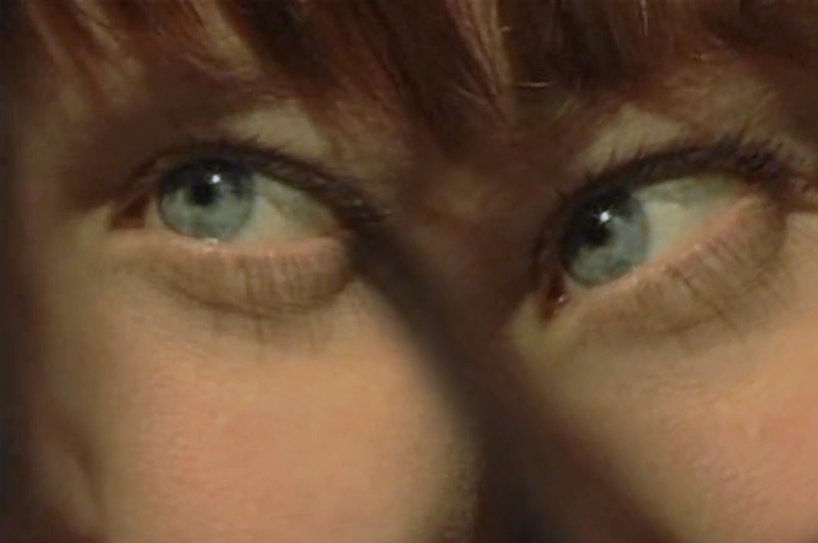 Shayna, the odd girl with crazy dresses and hair and eyes that cross so